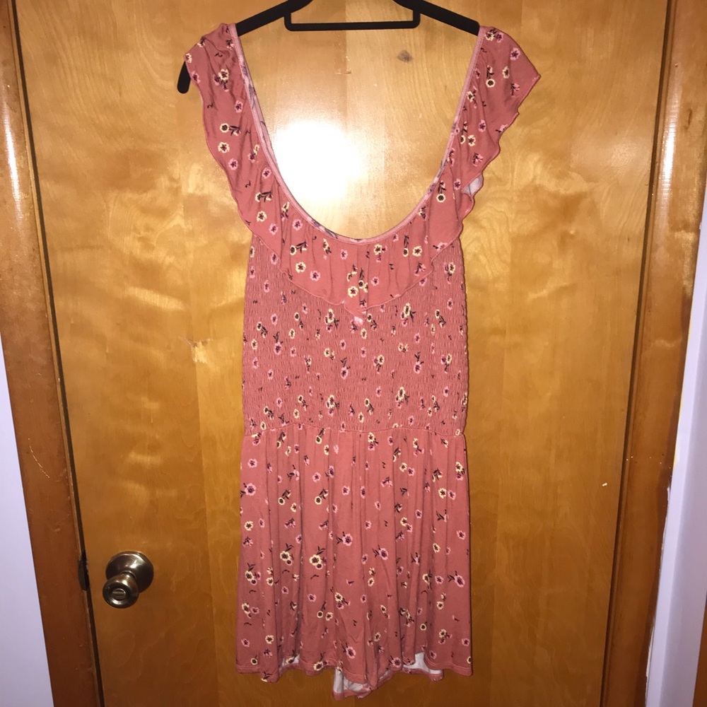 Deep Pink Floral Romper